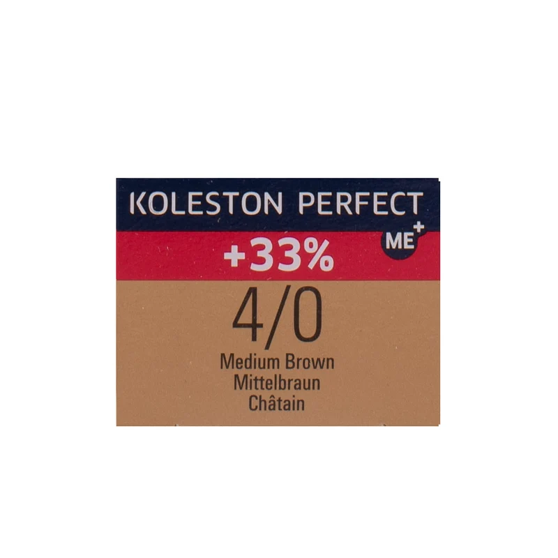 Wella Koleston Perfect ME+ Pure Naturals 4/0 Castano Medio 80ml - colorazione permanente