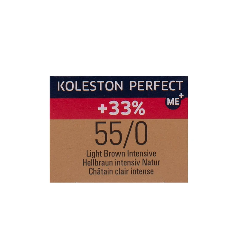 Wella Koleston Perfect Me+ Pure Naturals 55/0 Castano Chiaro Intenso 80ml - colorazione permanente