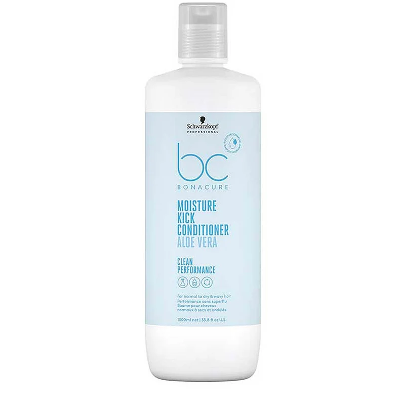 Schwarzkopf Professional Bonacure Moisture Kick Conditioner Aloe Vera 1000ml - balsamo nutriente districante