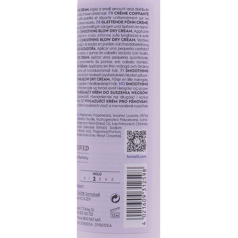 Kerasilk Styling Smoothing Blow Dry Cream 150ml - crema lisciante