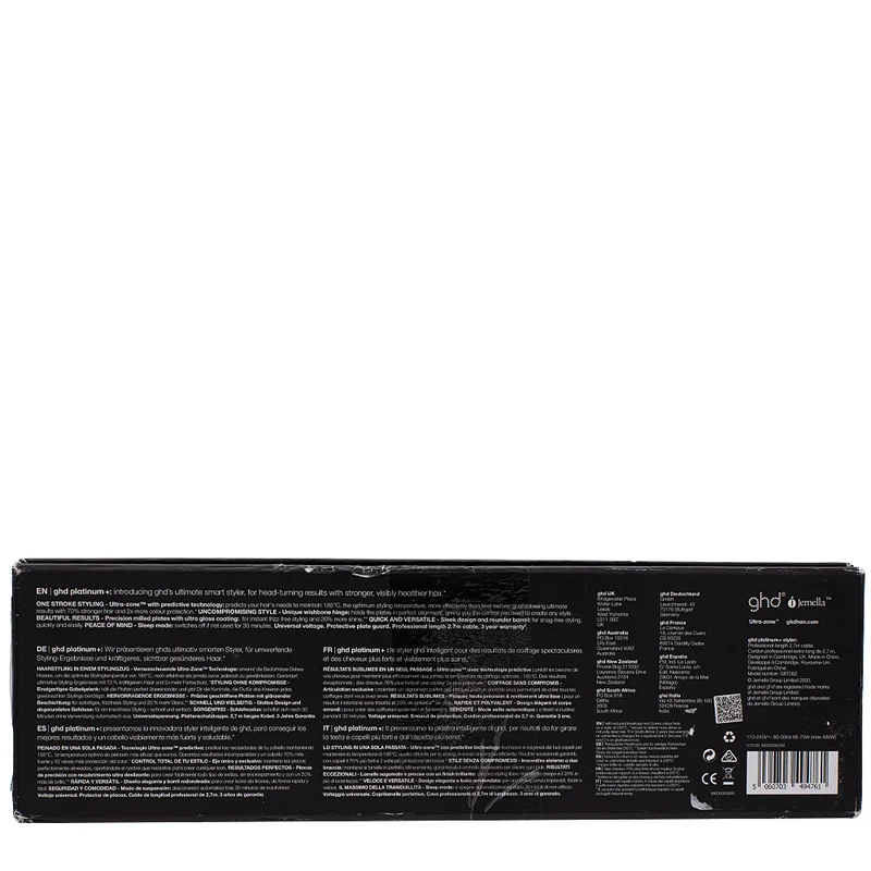Hair Gallery Resi Come Nuovi Ghd Platinum+ Black - imballaggio e piastra danneggiati