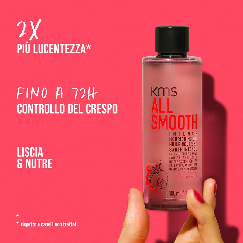 KMS All Smooth Intense Nourishing Oil 100ml - olio ultra nutriente