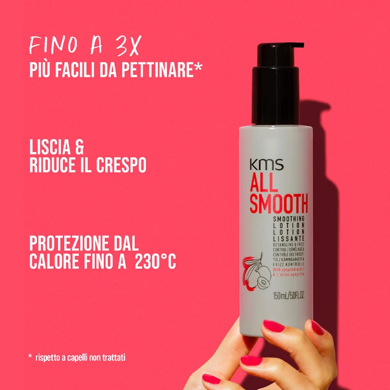 KMS All Smooth Smoothing Lotion 150ml - lozione anti crespo
