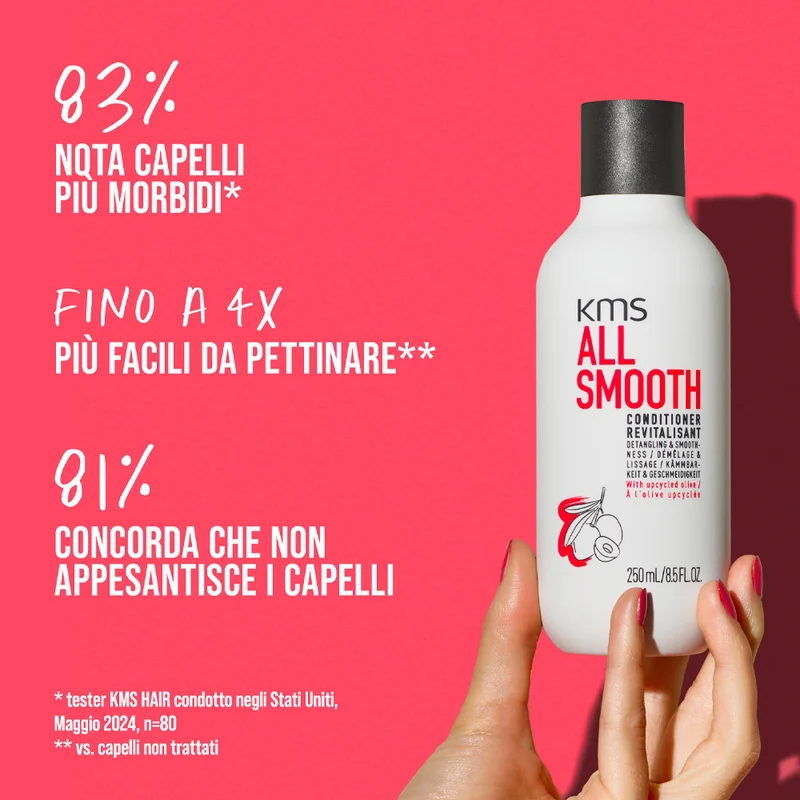 KMS All Smooth Conditioner 250ml - balsamo anti crespo