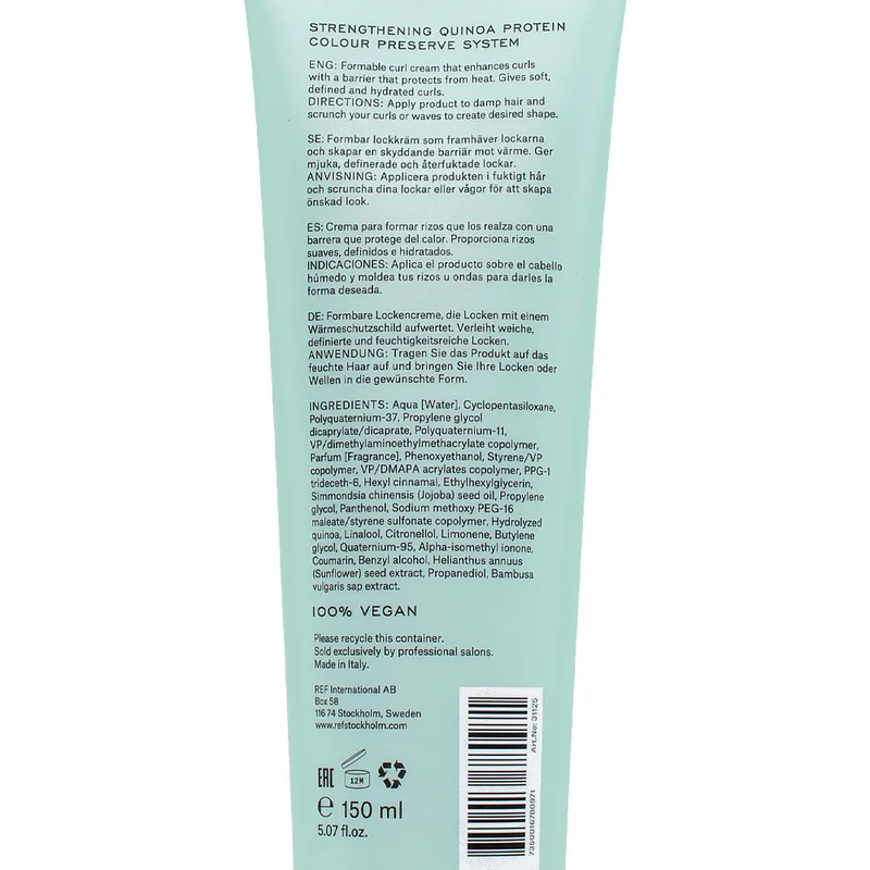Stockholm Sweden Ref Curl Cream N°244 150ml - crema definizione ricci