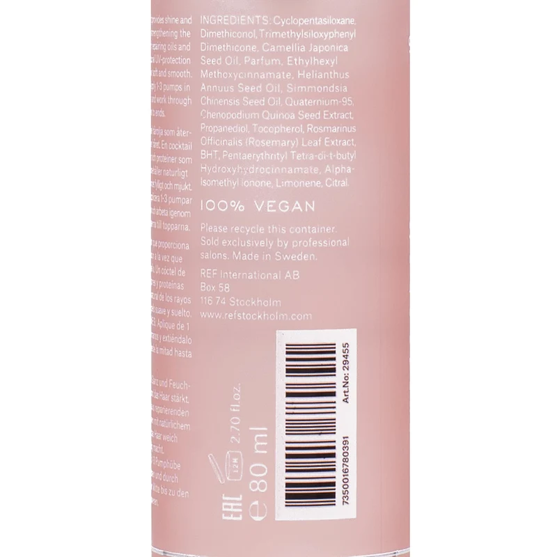 Stockholm Sweden Ref Shine Elixir 80ml - olio leggero illuminante e nutriente