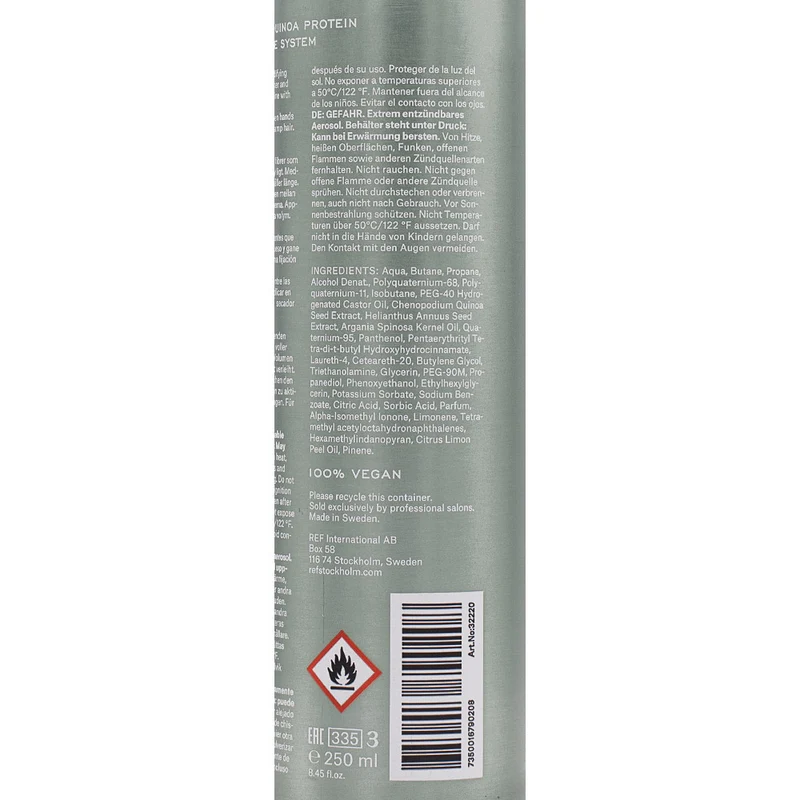 Stockholm Sweden Ref Fiber Mousse N°345 250ml - mousse volumizzante