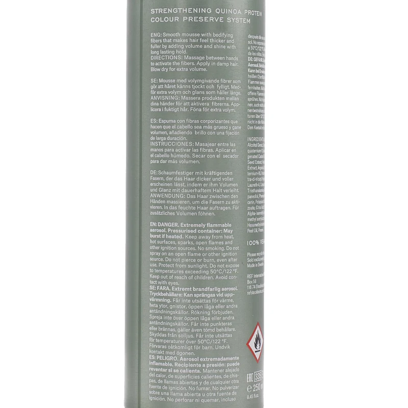 Stockholm Sweden Ref Fiber Mousse N°345 250ml - mousse volumizzante