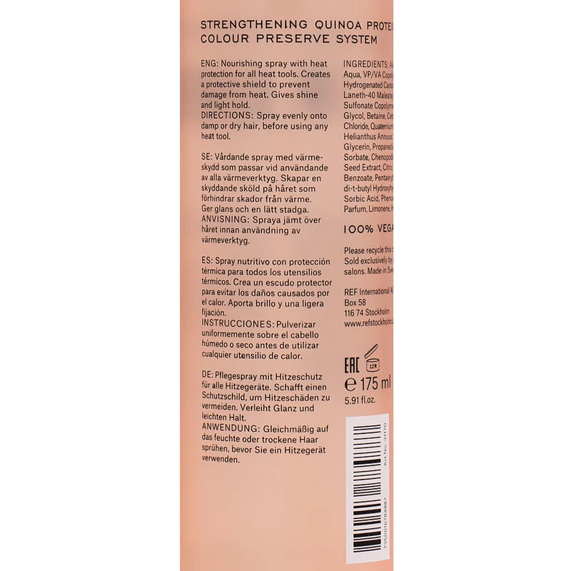 Stockholm Sweden Ref Heat Protection N°230 175ml - spray termoprotettore