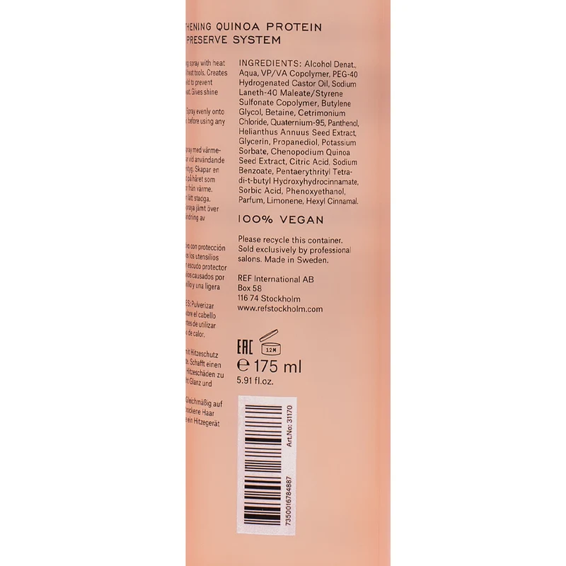 Stockholm Sweden Ref Heat Protection N°230 175ml - spray termoprotettore