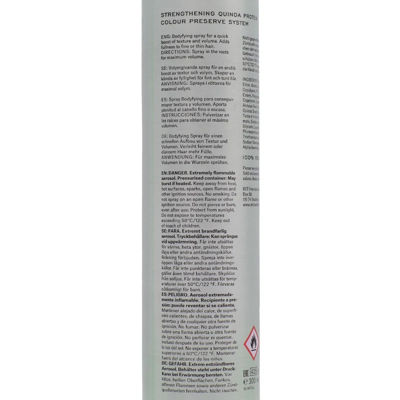Stockholm Sweden Ref Thickening Spray N°215 300ml - spray volumizzante