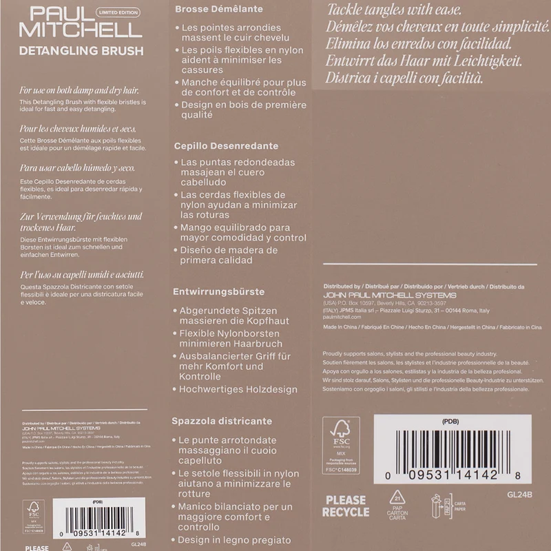 Paul Mitchell Pro Tools Detangling Brush - spazzola districante