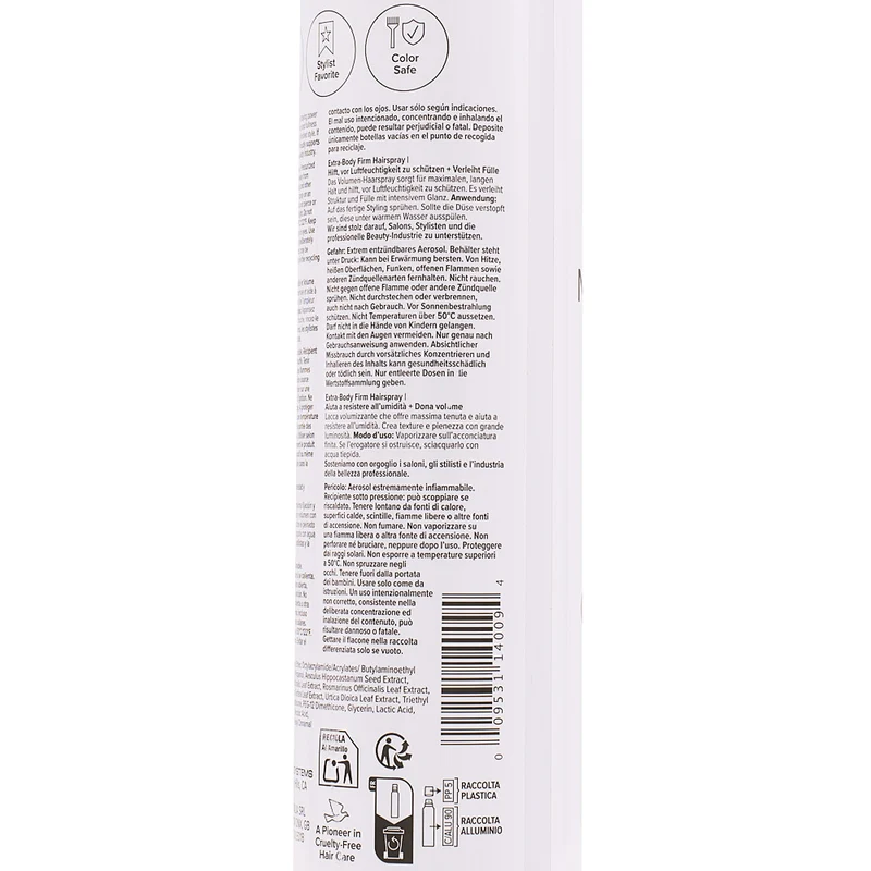 Paul Mitchell Volume Extra Body Firm Hairspray 300ml - lacca volumizzante