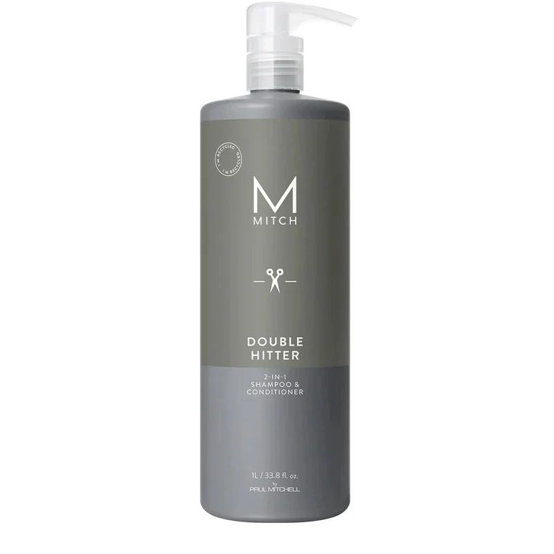 Paul Mitchell MITCH Double Hitter 2-in-1 Shampoo & Conditioner 1000ml - detergente 2-in-1