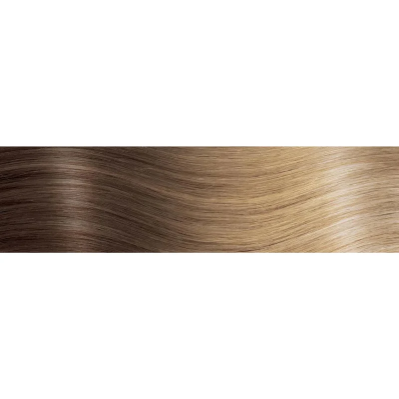 She extension con cheratina effetto Shatush naturali lisce 55/60cm HEX8007D