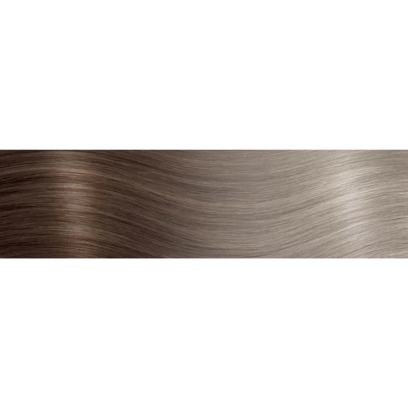 She extension con cheratina effetto Shatush naturali lisce 55/60cm HEX8007D