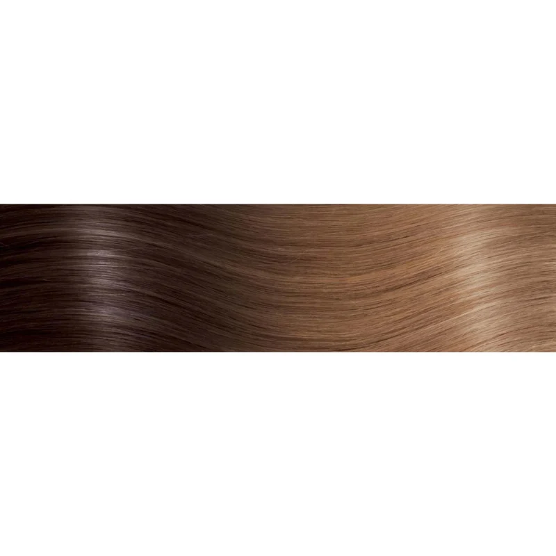 She extension con cheratina effetto Shatush naturali lisce 55/60cm HEX8007D