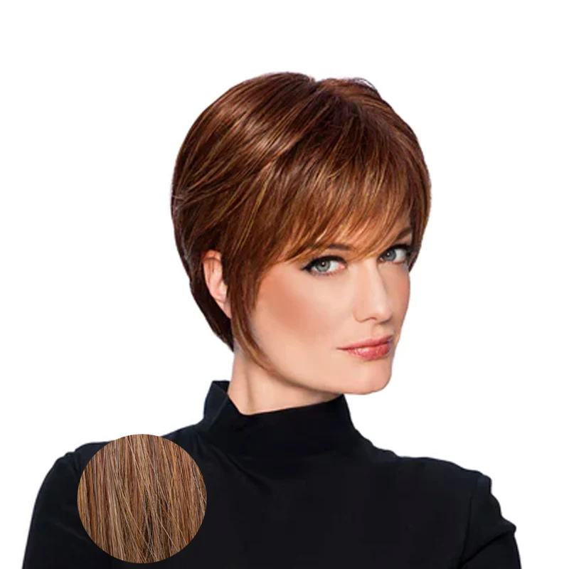 Hairdo Wispy Cut Parrucca Taglio Corto Biondo Rame Dorato