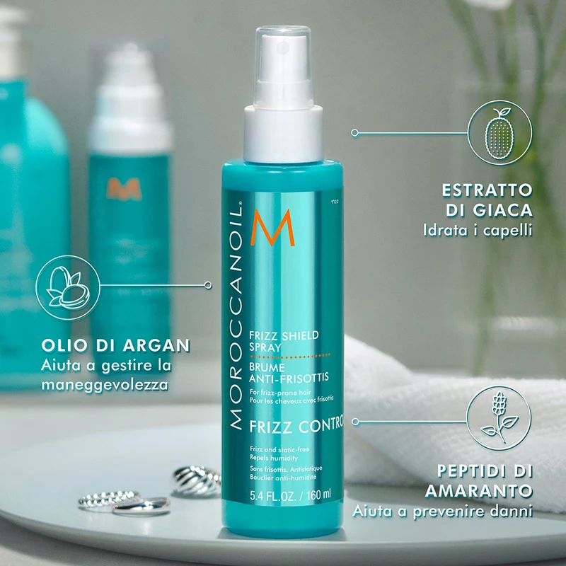 Moroccanoil Frizz Control Frizz Shield Spray 160ml - spray termoprotettore