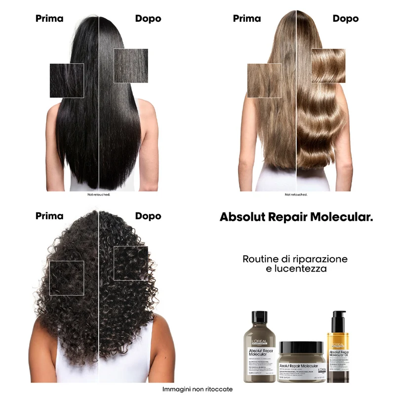 L'Oreal Professionnel Paris Serie Expert Absolut Repair Molecular Oil 90ml - olio capelli danneggiati