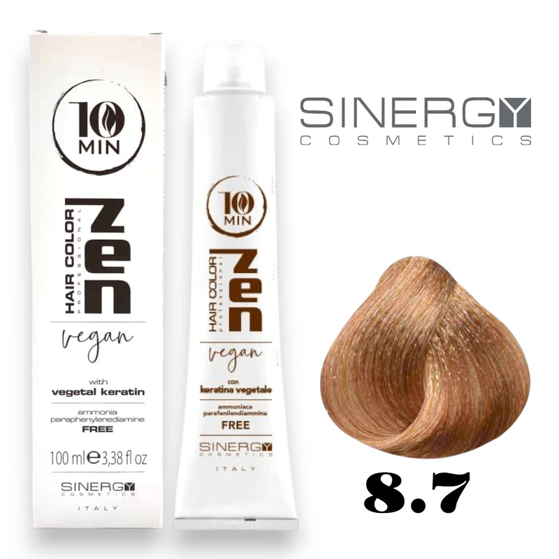 Zen Hair Color 10 Minuti Vegan N 8.7