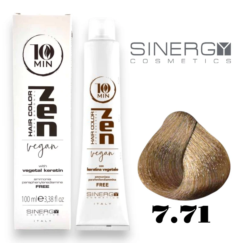 Zen Hair Color 10 Minuti Vegan N 7.71