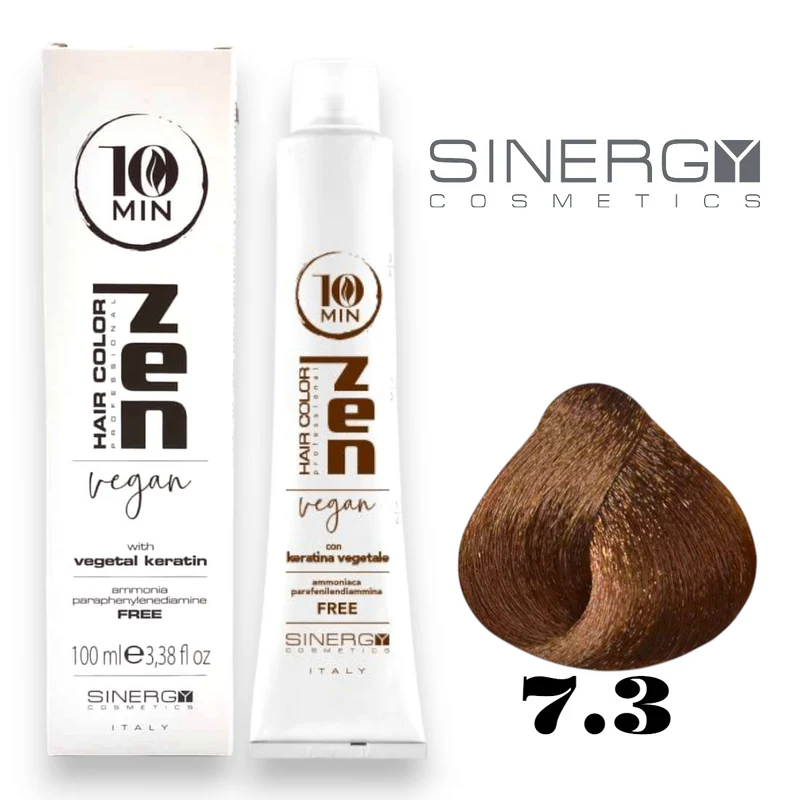 Zen Hair Color 10 Minuti Vegan N 7.3