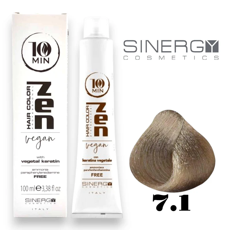 Zen Hair Color 10 Minuti Vegan N 7.1