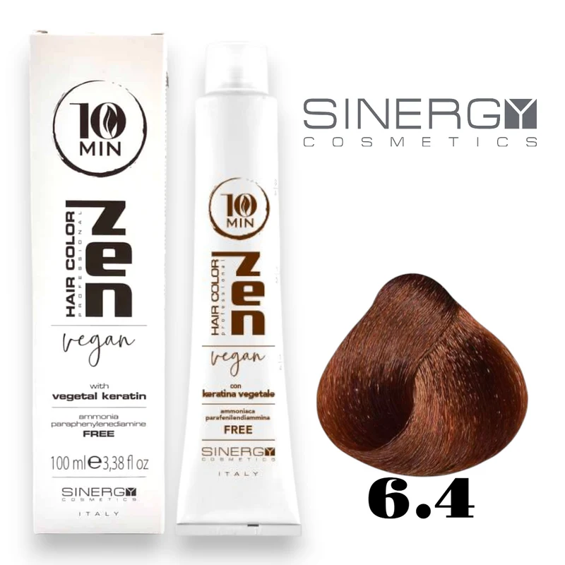Zen Hair Color 10 Minuti Vegan N 6.4