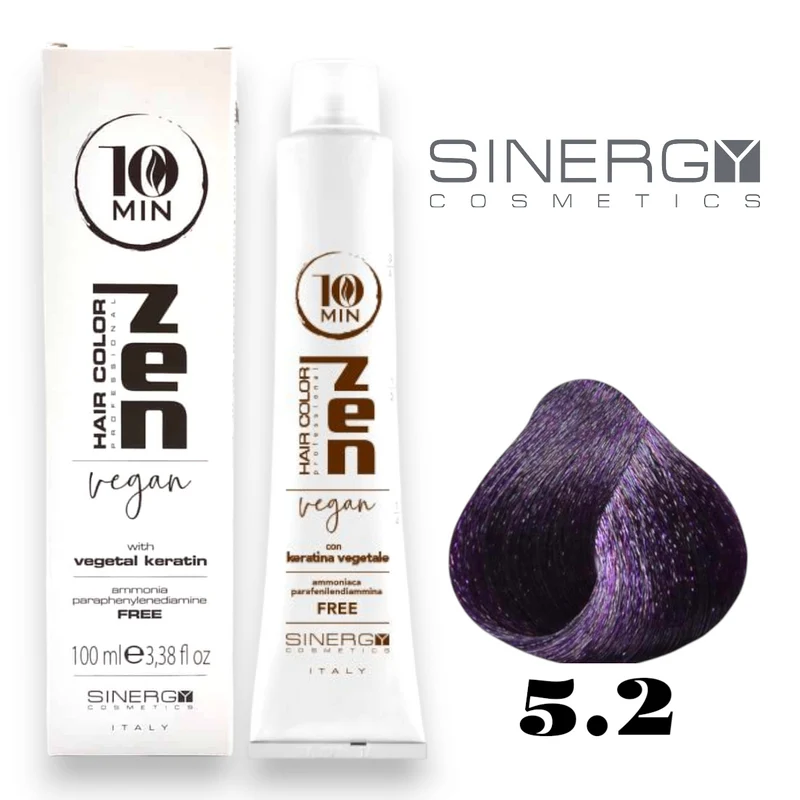 Zen Hair Color 10 Minuti Vegan N 5.2