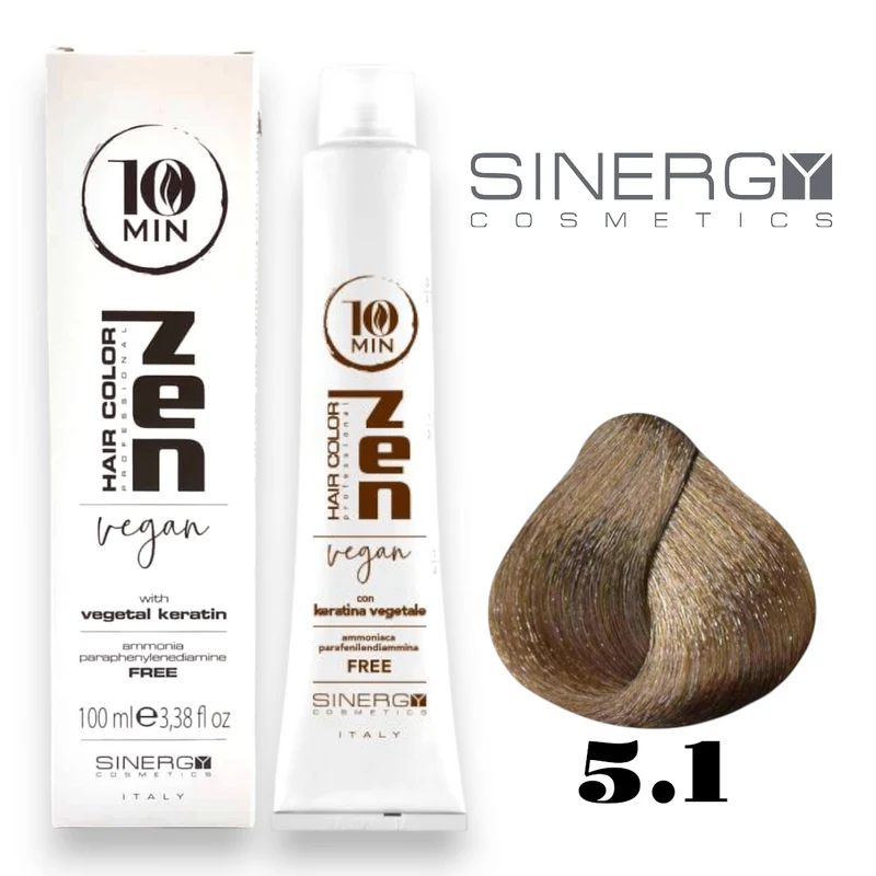 Zen Hair Color 10 Minuti Vegan N 5.1