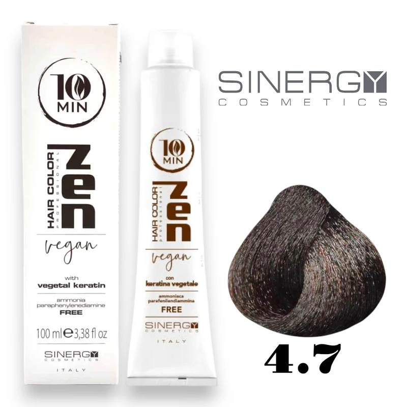 Zen Hair Color 10 Minuti Vegan N 4.7