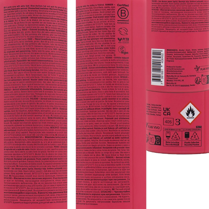 Maria Nila Extreme Spray 300ml - spray tenuta extra forte