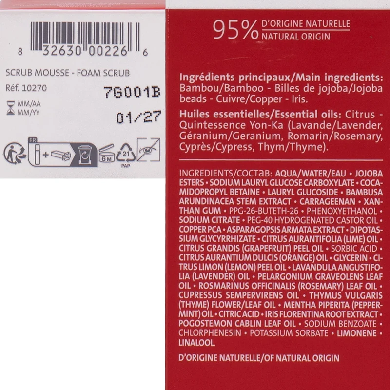 Yonka For Men Scrub Mousse 50ml - gel esfoliante