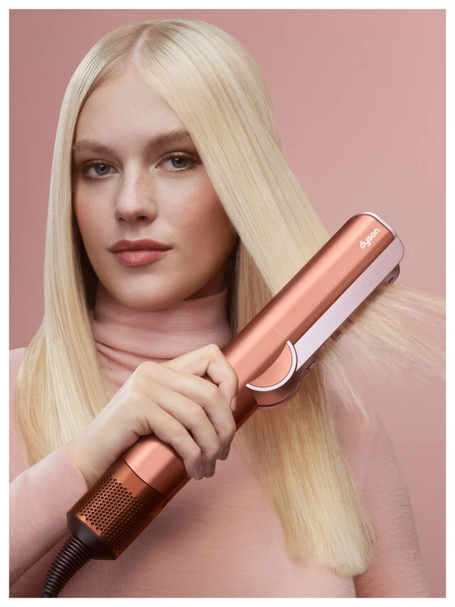 Dyson Airstrait Piastra Asciugacapelli strawberry bronze, Piastra per capelli