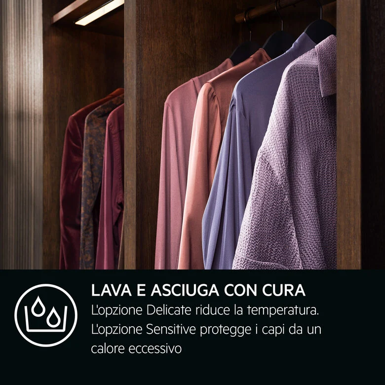 AEG TR7HG8C Serie 7000 Asciugatrice A Libera Installazione 8 Kg, Pompa Di Calore, Sensidry®, Mixdry, Precisedry, Filtro EasyClean, Classe C, Bianco