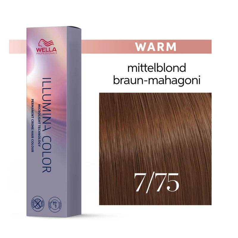 Wella Illumina Color Tintura Permanente capelli Tonalità Calde