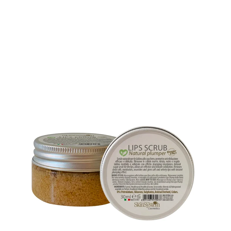 SkinSystem Natural Lips Scrub 30g – Natural Plumper Scrub Rimpolpante