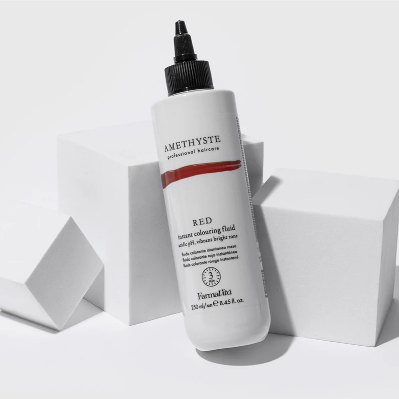 Amethyste Istant Color Fluid Red 250ml - colore semi-permanente pronto all'uso