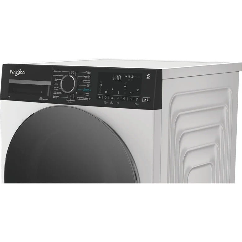 Whirlpool C WD 96M GBS IT, Capacità 9kg, classe A, colore Manhattan Grey, Display digitale XL, Wi-Fi, IronTouch