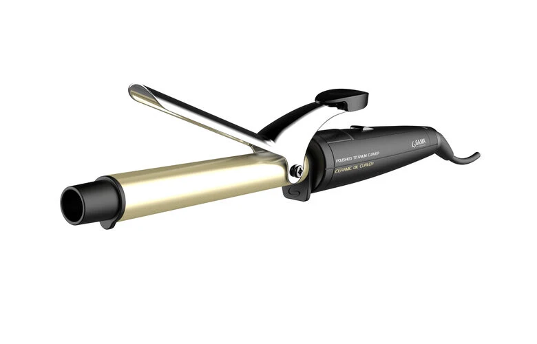 GA.MA GC1250 messa in piega Ferro per ricci Caldo Nero 41 W 2 m