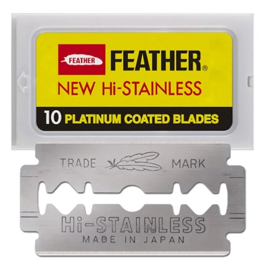 Lamette Feathers Hi-Stainless 200pz