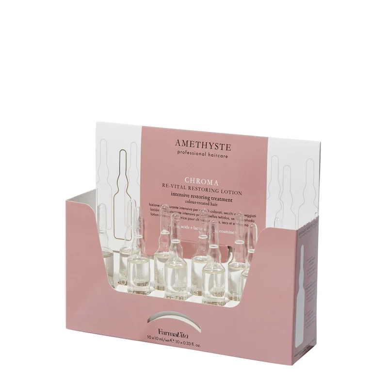 Farmavita Amethyste Chroma Re-Vital Restoring Lotion 10x10ml - fiale ristrutturanti