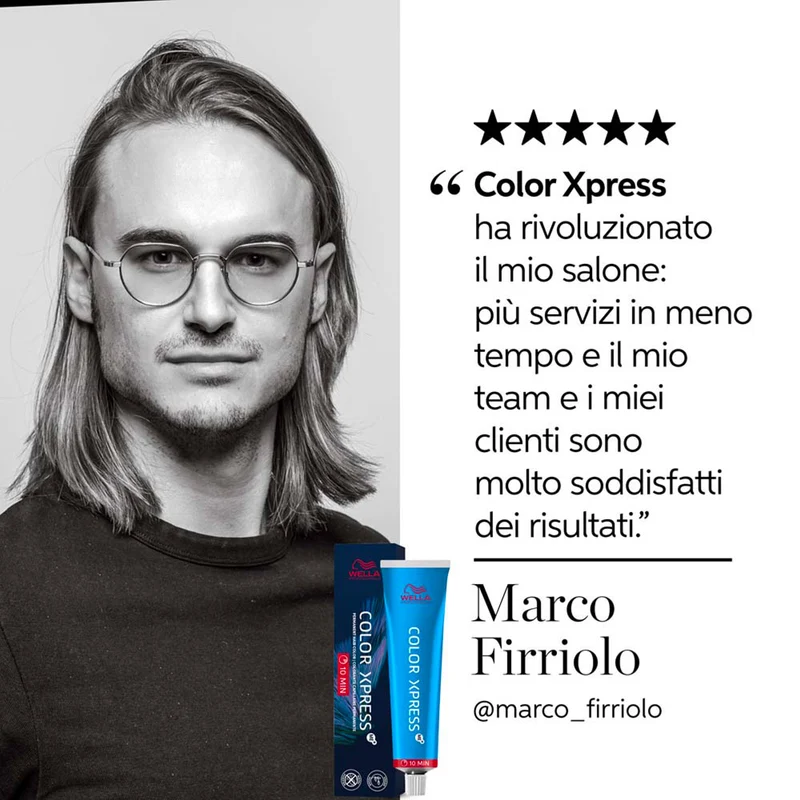 Wella Color Xpress 7/1 Biondo Medio Cenere 60ml - colore permanente rapido