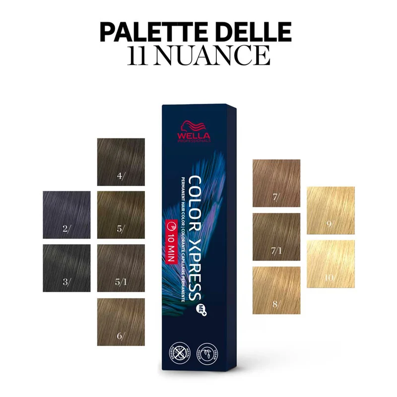 Wella Color Xpress 2/ Nero 60ml - colore permanente rapido