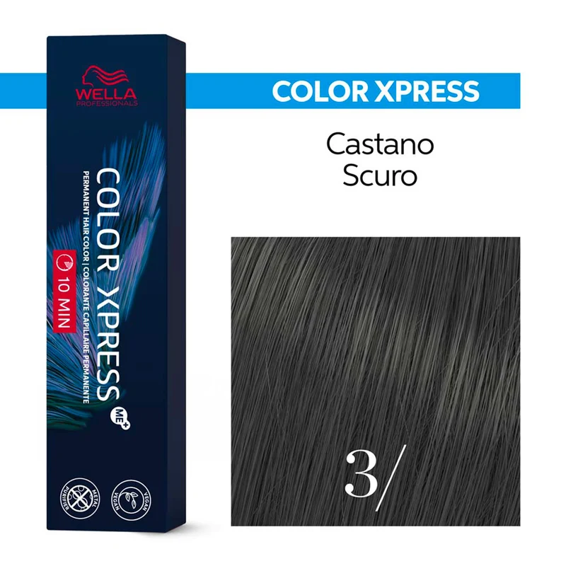 Wella Color Xpress 3/ Castano Scuro 60ml - colore permanente rapido