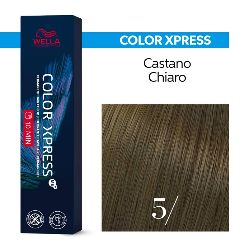 Wella Color Xpress 5/ Castano Chiaro 60ml - colore permanente rapido