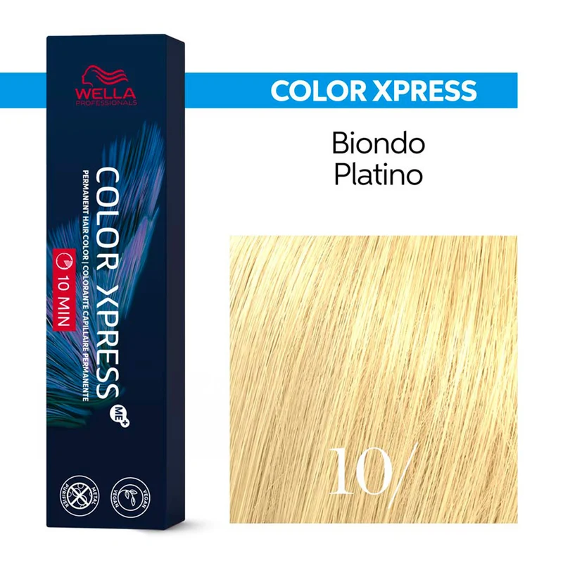 Wella Color Xpress 10/ Biondo Platino 60ml - colore permanente rapido