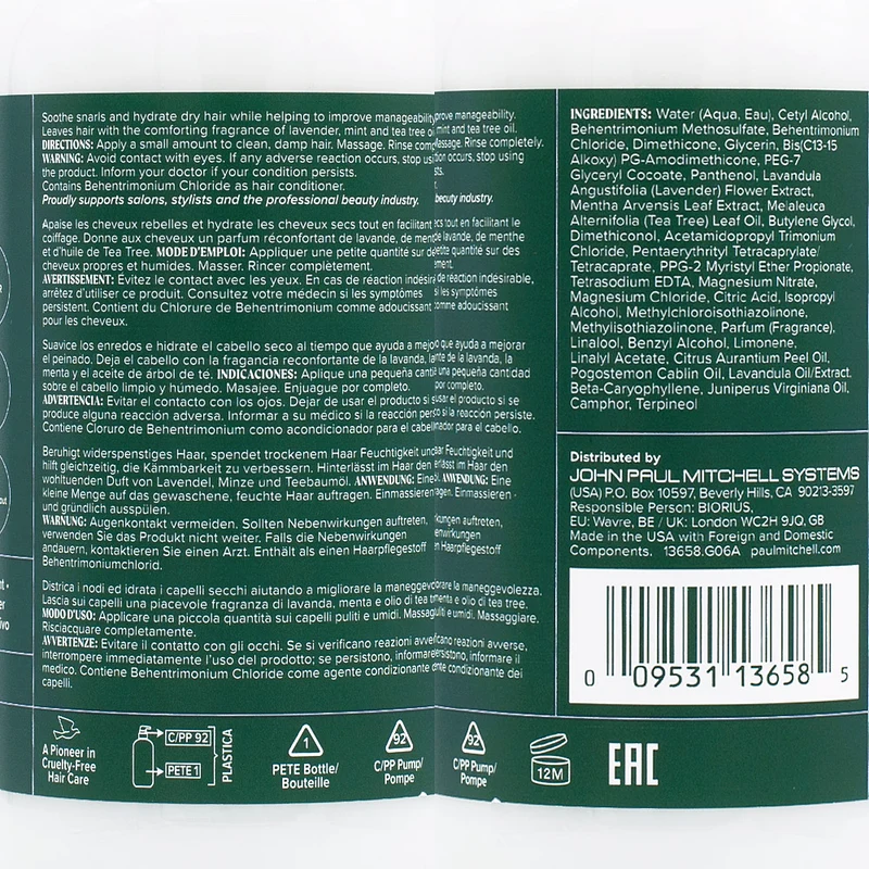 Paul Mitchell Tea Tree Special The Original Tingle Conditioner 500ml - balsamo tonificante e rinvigorente