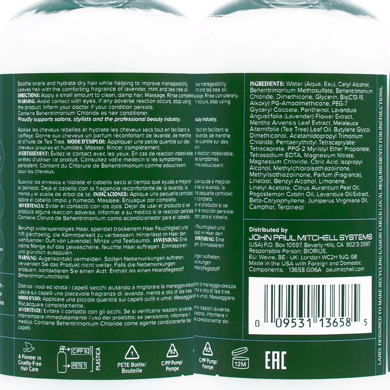 Paul Mitchell Tea Tree Lavender Mint Conditioner 300ml – balsamo idratante e lenitivo